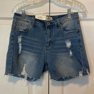 Umgee Distressed Jean Shorts Size 5